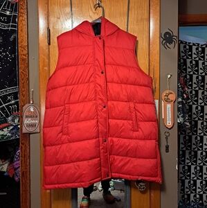 Swiss tech women's puffer vest plus size